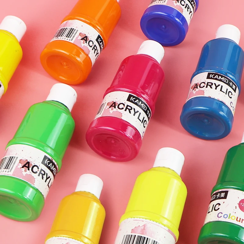 Оптовая продажа, профессиональная акриловая краска 120 мл, детская картина «сделай сам»