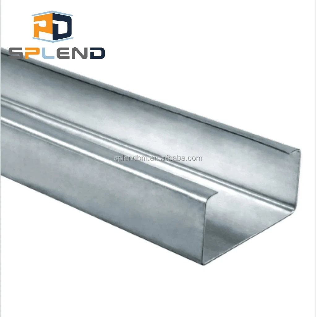 track light steel drywall u and c multi-type cd ud profile stud track ceiling light steel keel
