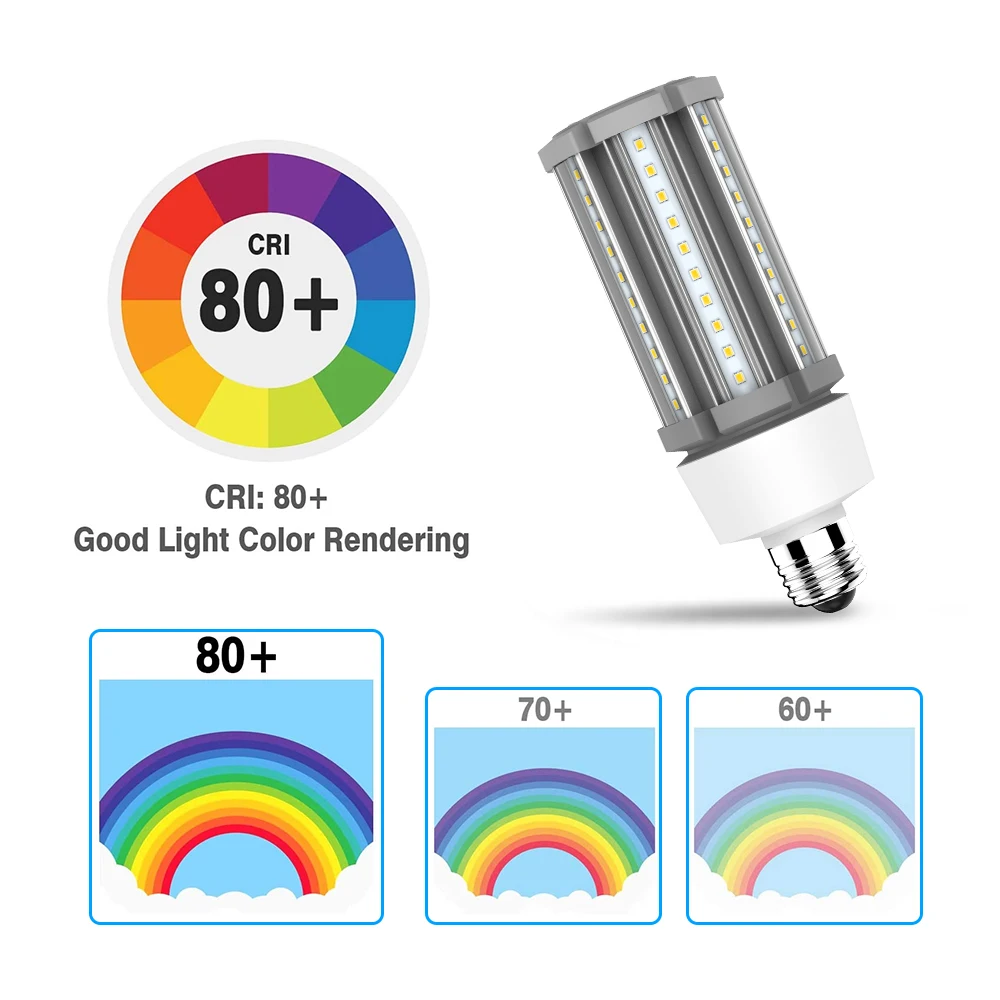 12 watt 80w 100 watt e40 smd corn led light bulb IP64 5000K daylight e27 led corn bulb street light