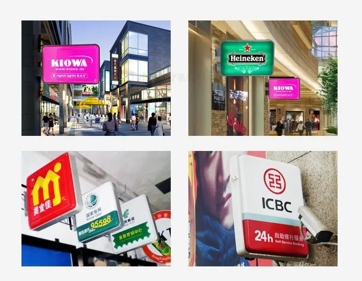 Custom outdoor light sign LED business signs advertising light box