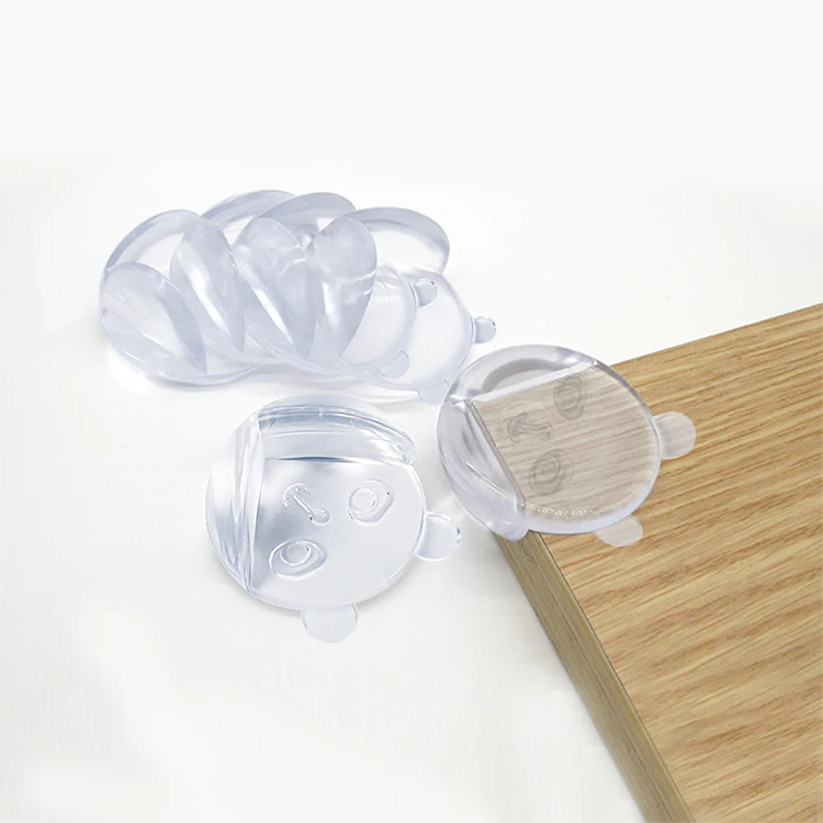 Transparent Round Smile Baby Safty Child Protection Corner Guards for furniture sharp corners
