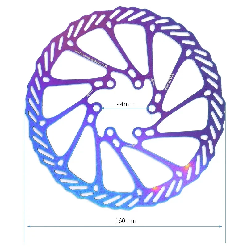Oil Slick Bicycle Disc Brake Rotors 160mm 180mm MTB Disc Brake Rotors