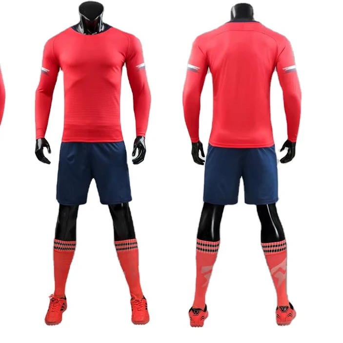 Latest Design High Quality Short Sleeve V Neck Personal Custom Football Jersey Soccer Wear