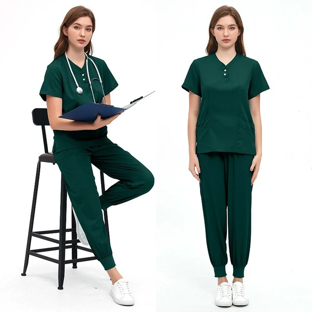 Wholesale Cheap Price Functional Jackets Comfortable Nurse Scrubs Sets Stylish Healthcare Uniforms Nursing Uniforms Sets