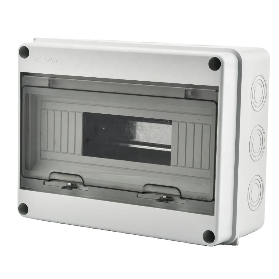 IP65 Low-voltage  outdoor waterproof type ABS plastic electrical power  mcb db distribution box