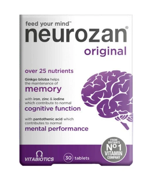 
Vitabiotics Neurozan Original -30 Tablets Iron Zinc Iodine Memory Performance (EAN 5021265243822) 