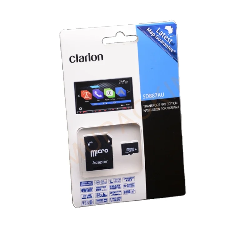 Custom Package Micro SD SSD Card Blister Packaging Blister SSD Packaging Slide Blister SSD Packaging