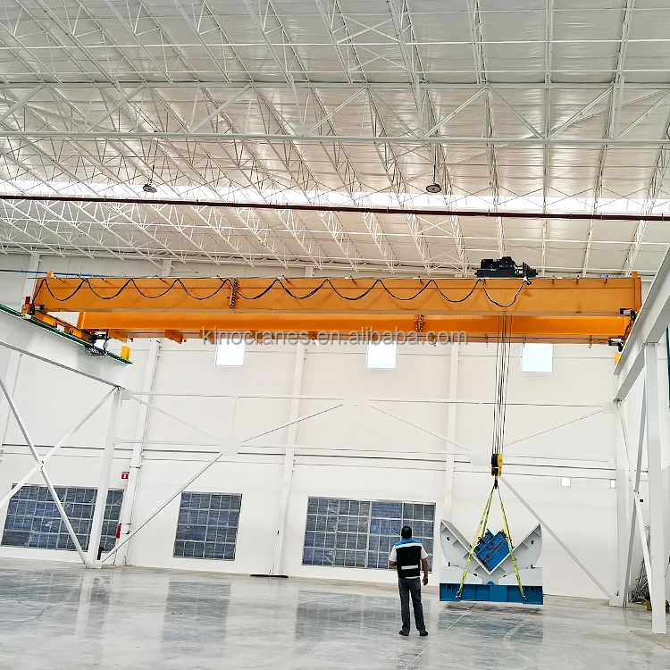 Kenancranes 10 ton 20 ton 30 ton 50 ton Double Girder Overhead Traveling Crane For Warehouse