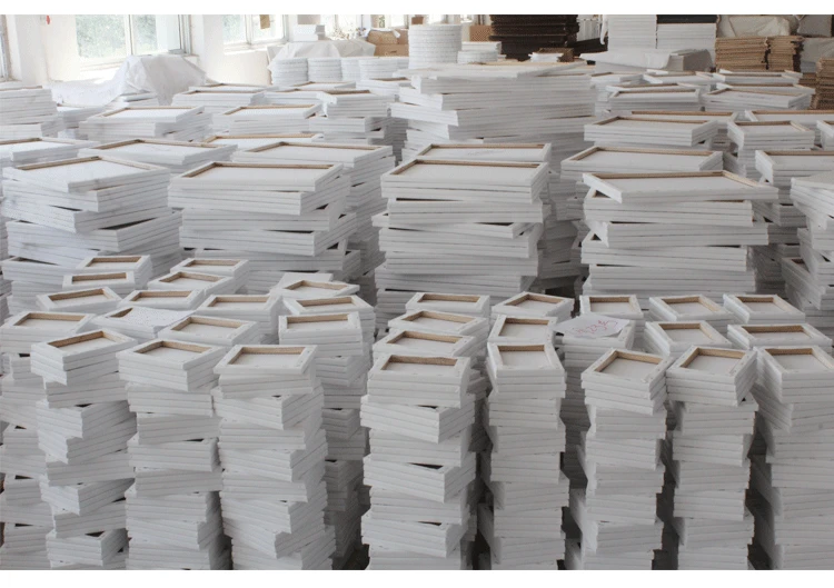 Manufacturers OEM Wooden canvas 10x10 board blank canvases to paint