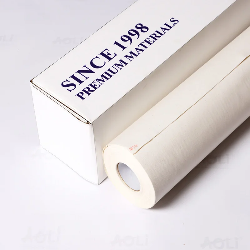 Aoli 260g canvas accessory roll linen primed canvas roll canvas patch material rolls