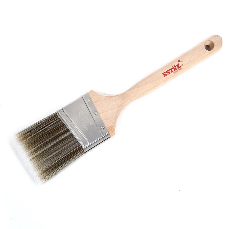 Wooden Chip Paint Brushes Supplier With Wooden Handle For Painting