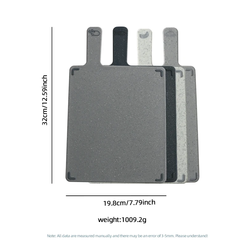 PP Chopping Board Set For Vegetable Fruit And Meat Cutting