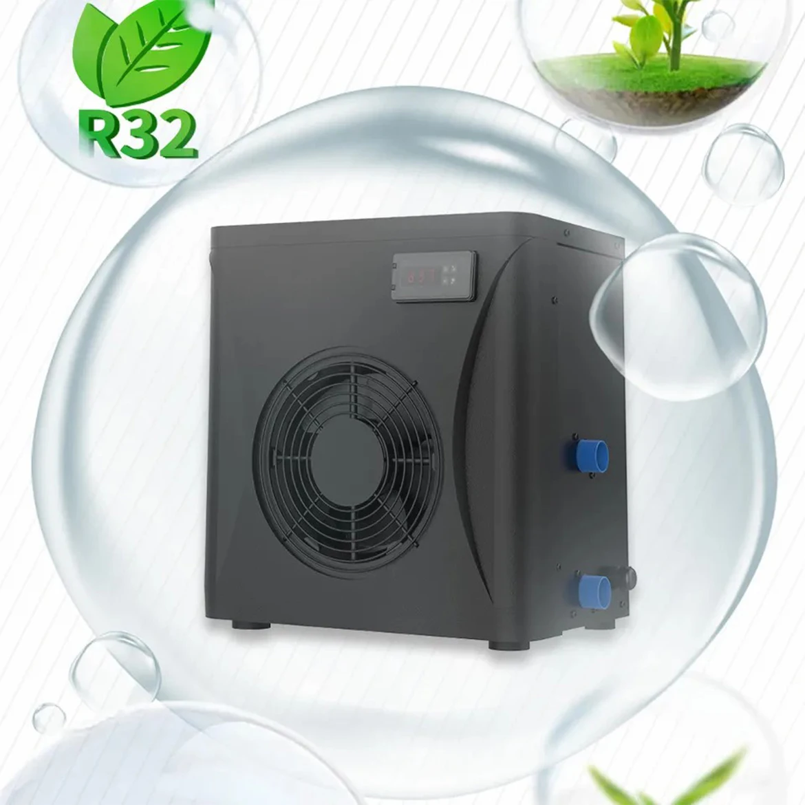 Customized high power pool heating systems swimming pool water heaters 3kw heat pump Spa Pool