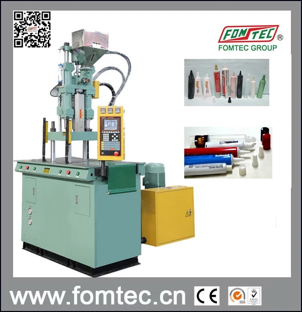 IN STOCK VERTICAL INJECTION MOLDING MACHINE FOR HDPE PP PE TUBE HEAD AND SHOULDER MAKING