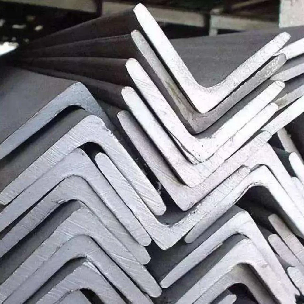 Steel Angel Iron Hot Rolled Angel Ms L Angle Steel Bar With Hole For Construction 125Mm X 75Mm Shelf Bracket Steel Angles