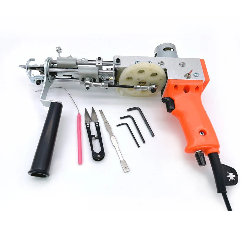 Высокое качество AK-I Электрический ковер ворсовый пистолет ручной портативный разрезной ворс AK-1 для