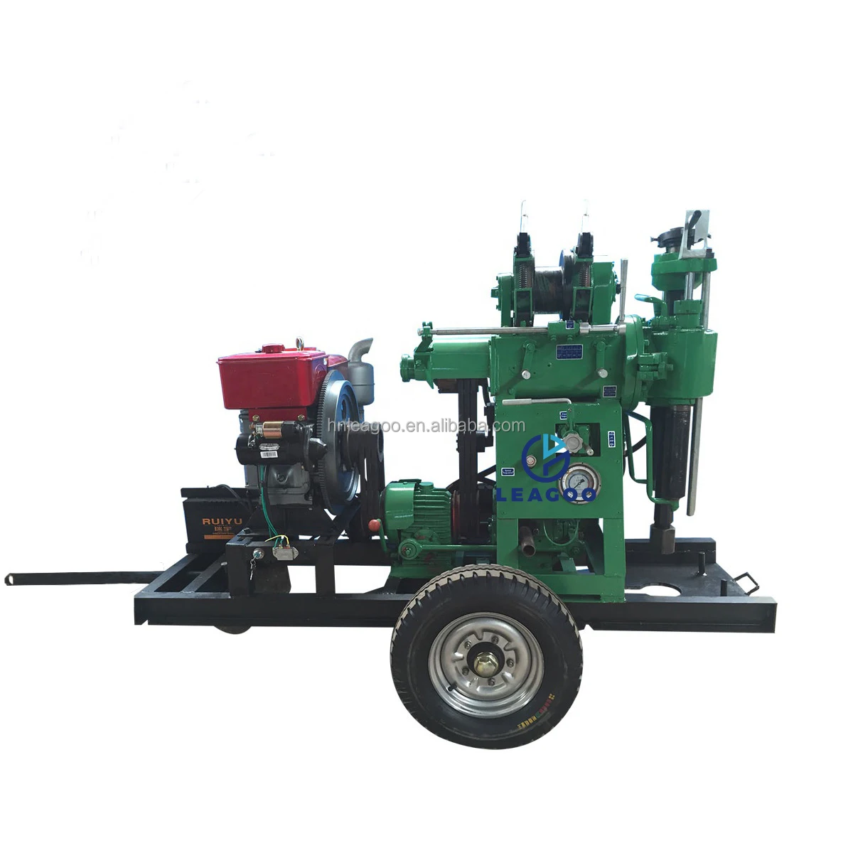 100m Trailer Mounted Soil Sample/Core Sample Drilling Rig for Sale
