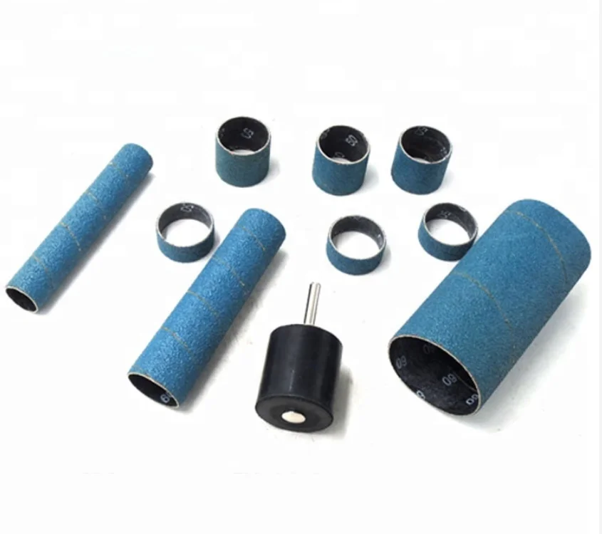 Sanding Drum for Polishing Abrasive Tools Surface Grinding Blue Zirconia Polishing Wheel