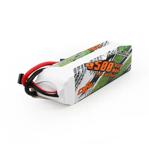 High capacipy 9500MAH 14.8V 4S 90C 140ah Lipo  Lithium Polymer Battery CNHL  LIPO BATTERY With EC5 Plug For Speedrun Car
