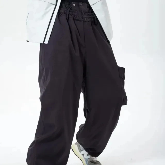 Baggy Snowboard Pants Winter Warm Outdoor Ski Suit Unisex Adult Ski waterproof snow pants