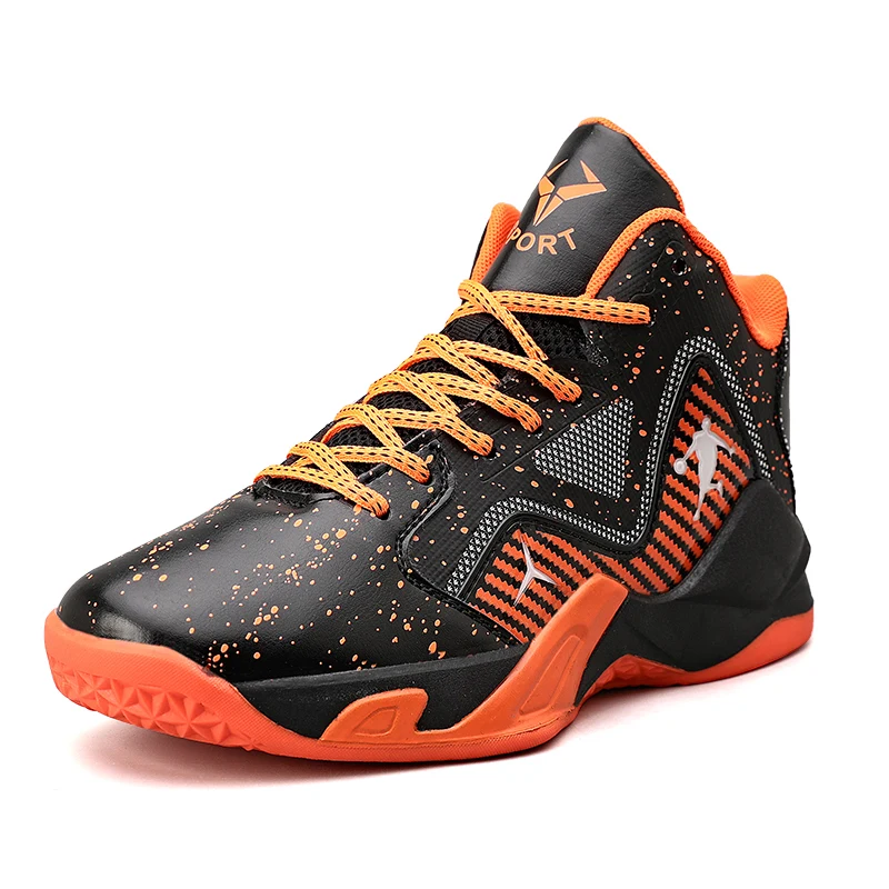 male student middle top sports actual combat basketball shoes casual boots non slip wear-resistant breathable basketball shoes