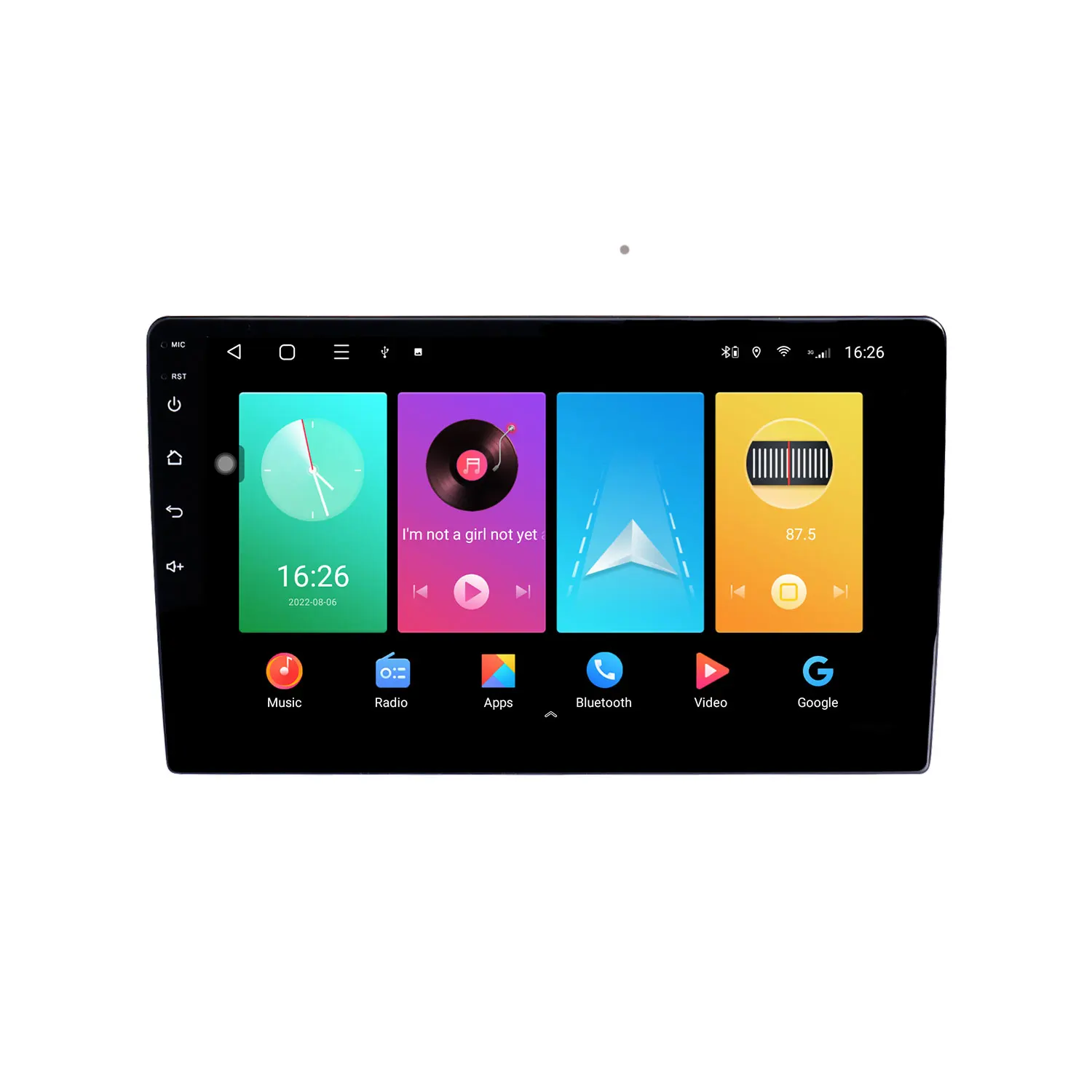 Android Ts7 4-х ядерный 2 Din универсальный автомобильный Dvd плеер Видео Стерео 10 1 дюймов + 32g зеркало ссылка Gps радиоприемник