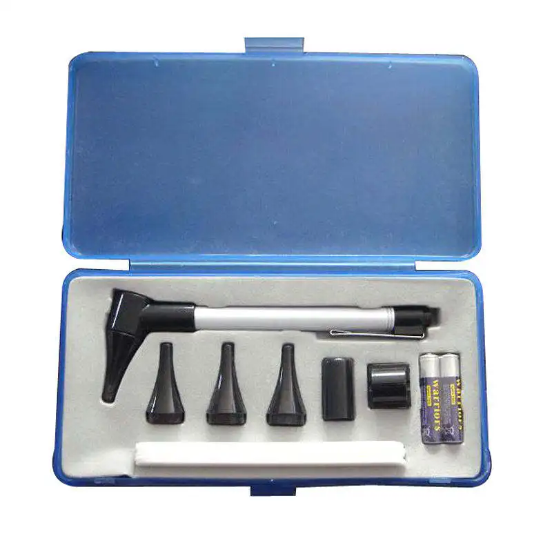 Factory Wholesale Hot selling Medical Penlight otoscope ophthalmoscope set with tongue depressor