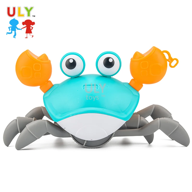 Tiktok Cute Cartoon Animal Crab Classic Baby Water Beach Toy Floating Pulling Clockwork Kids Beach Swimming Pool Bath Toys