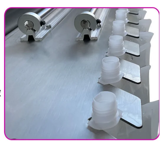 CohoMachine 12-head peristaltic pump suction nozzle stand-up pouch liquid filling machine