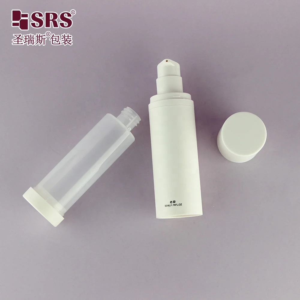 Refillable Airless Pump Bottle For Cosmetics PP Plastic Bottle Empty Packaging 30ml 50ML 100ML