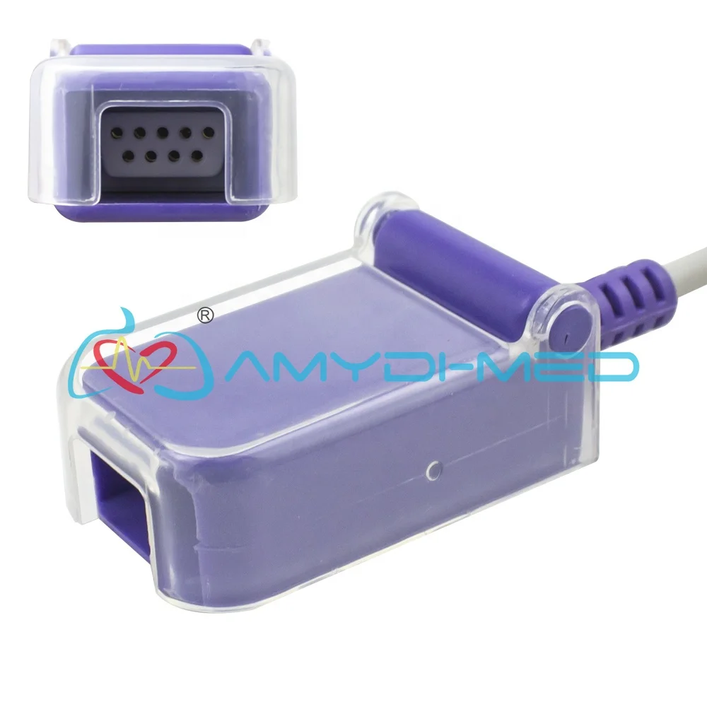 Amydi-med Compatible For MINDRAY PM9000 Lemno Plastic Both 6P-40 Degree SpO2 Sensor Extension Cable