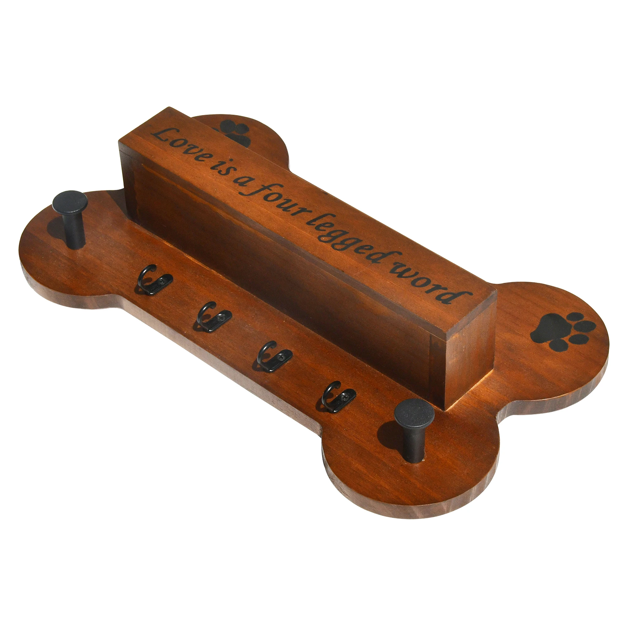 Key Holder Wooden Wood Key Mail Holder Wall-mounted Wooden Wall Mounted Shelf Home Decor