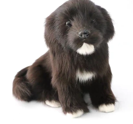 Unisex Famous Dog Ornament Super Soft Plush Crafts Toy Home Decoration Gift Party Animal Model for Kids Stress Relief Function