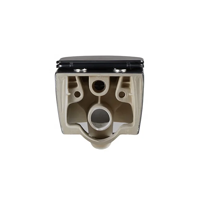 ANBI Rimless Matt Color Wall Mounted P Trap Hanging Black Inodoro Toilet
