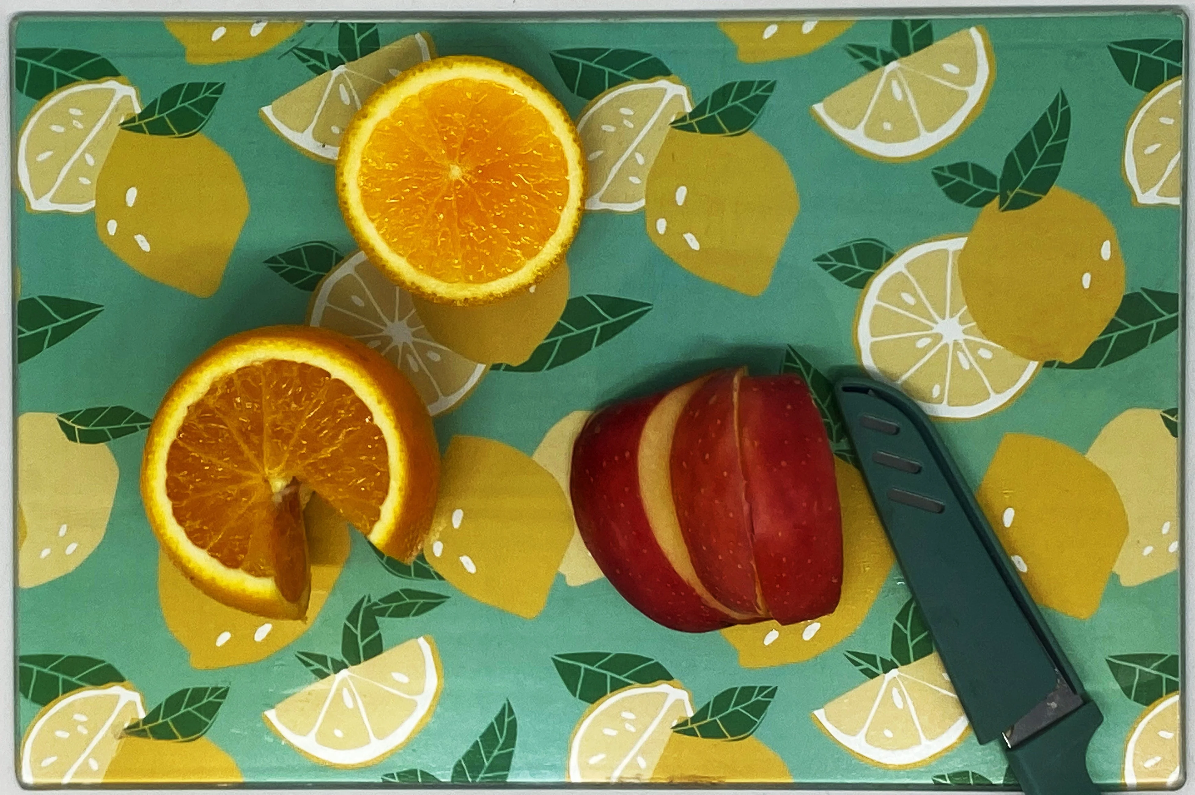 Sunmeta Custom Tempered Sublimation Chinchilla Glass Cutting Board for Kitchen