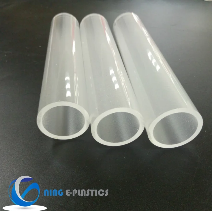 Ning E-Plastics opal colour White Cast Acrylic Pipe Polycarbonate Tube Transparent Acrylic Tube