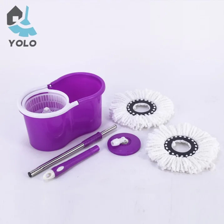 Бытовая 360 Волшебная вращающаяся швабра и ведро из нержавеющей стали корзина для сушки легко очищаемая Швабра микрофибры