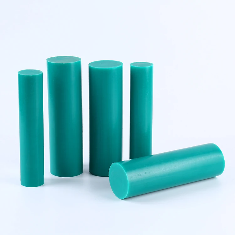 Manufacturer Of Green colour Pom Rods/pe Rods/ Nylon Rods Diameter 10mm