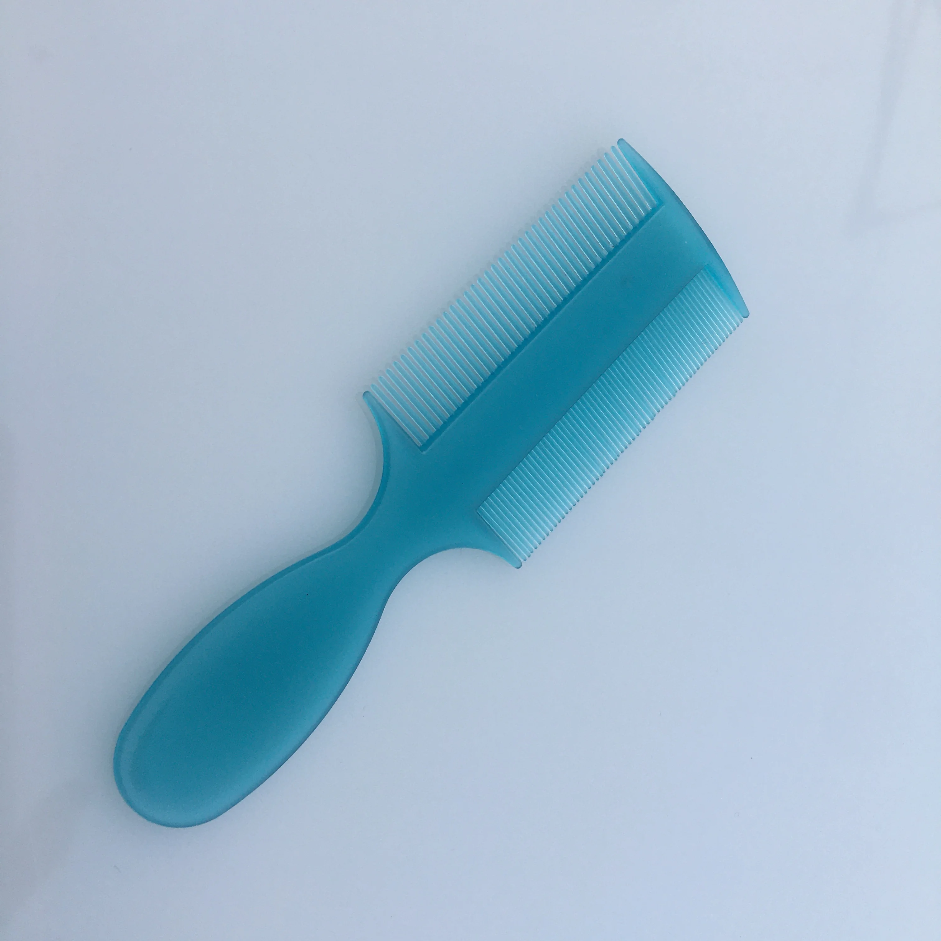 Long Plastic Handle Double Sided Teeth Mini Lice Nit Louse Tick Flea Removing Hair Comb for School Children