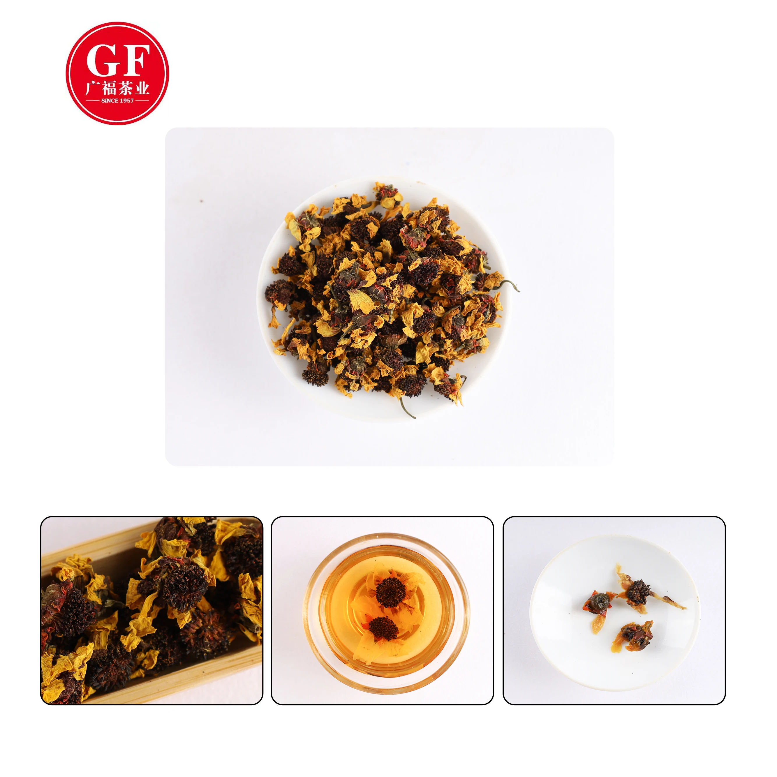 Chinese Dried Dry Flowers factory direct sales chrysanthemum snow flowers for gift tea