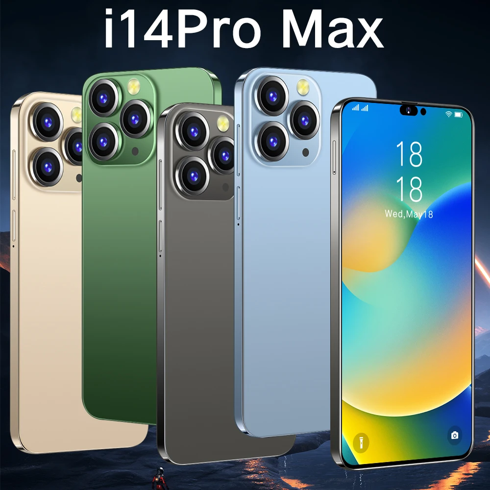 Factory Wholesale High Quality I14 Pro Max Smart Phone Mobile Phones