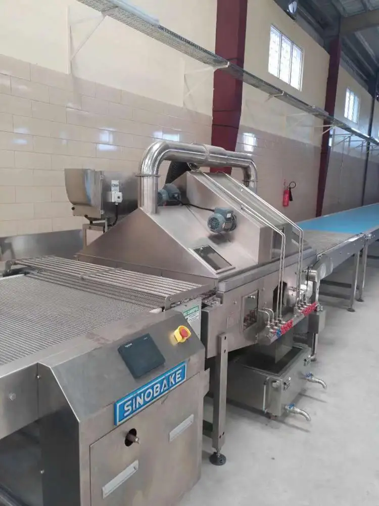 SINOBAKE Hard Biscuits Production Line Oil Sprayer For Biscuit Line Biscuit Machine Price
