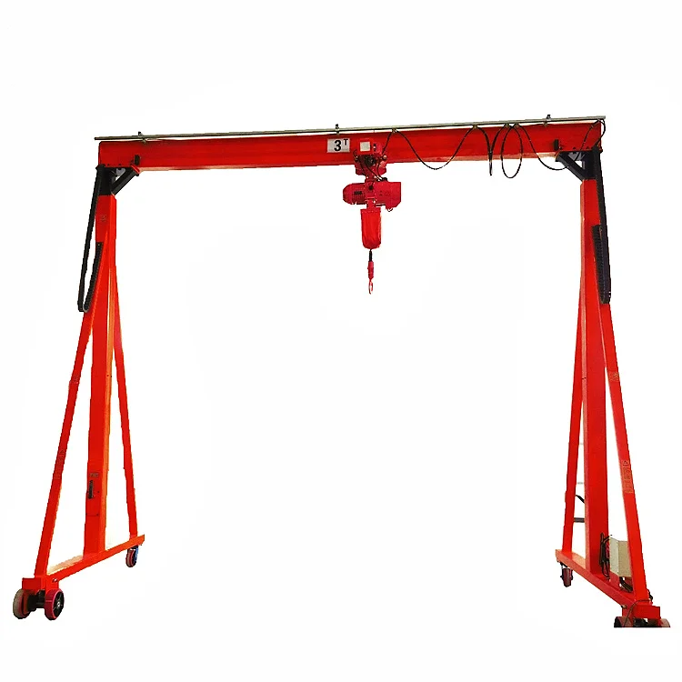Outdoor Motor Gantry Crane Movable Crane with Winchmini Crawler Cranecrane Gantry