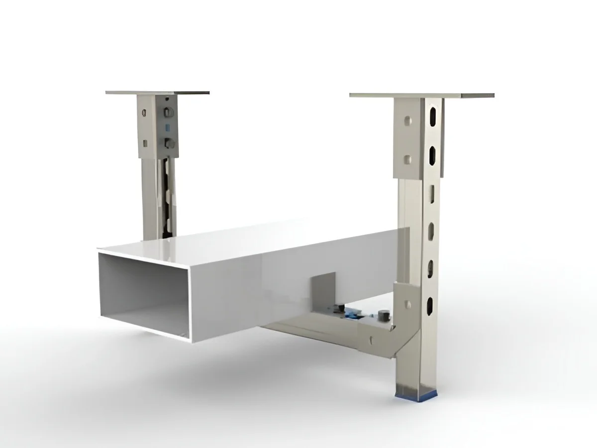 Durable Steel Rectangular Tube Gantry Single-Structure Earthquake-Resistant Bracket for Industrial Office Building Construction