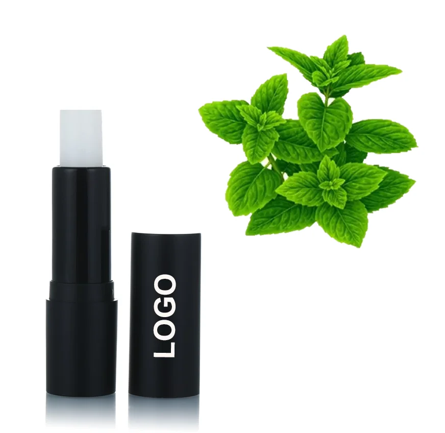 Private label customized lip balm mint nourishing SPF 30 lip balm