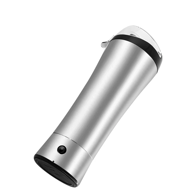 New Design 400ml 14oz Electric Wide Mouth Vacuum Flasks Water Bottles Portable Insulated Stainless Steel Protein Shakers Bottles
