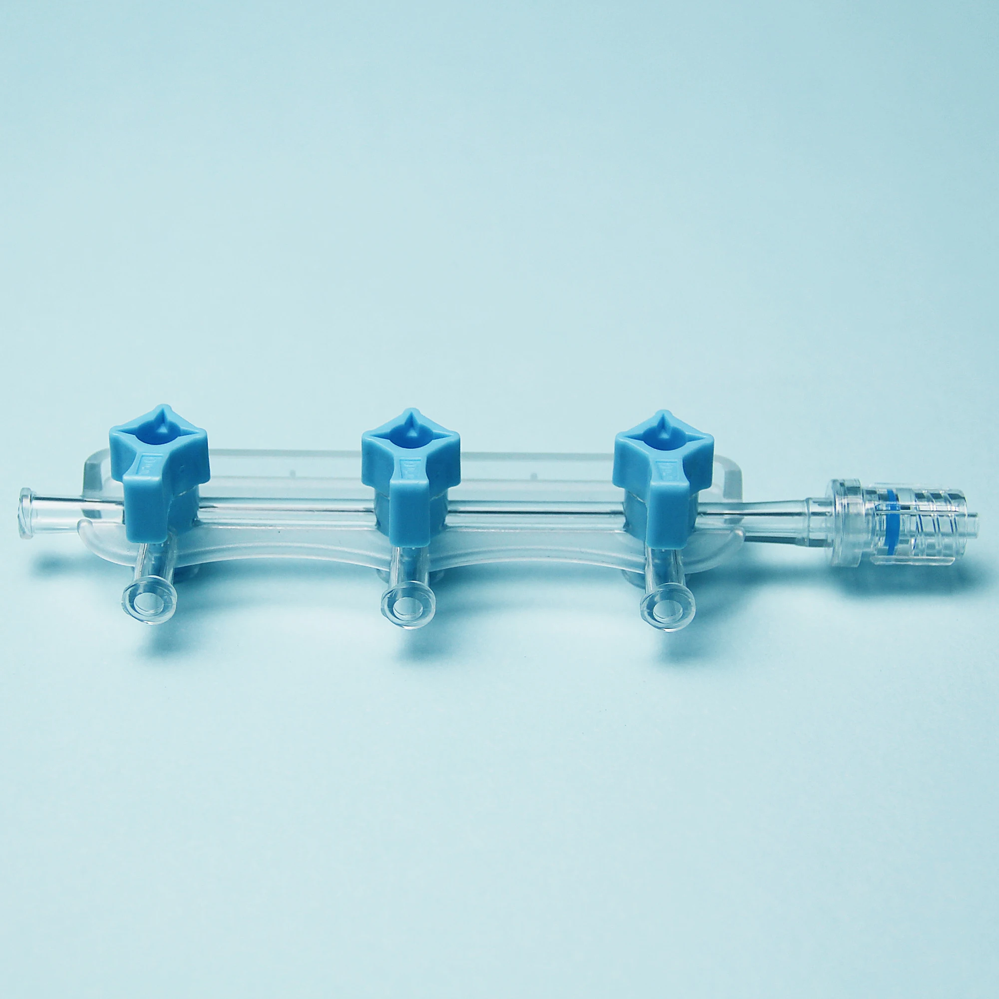 Tianck Medical three ports 500 psi cardiology angiography PTCA surgery CE ISO disposable Manifold  set