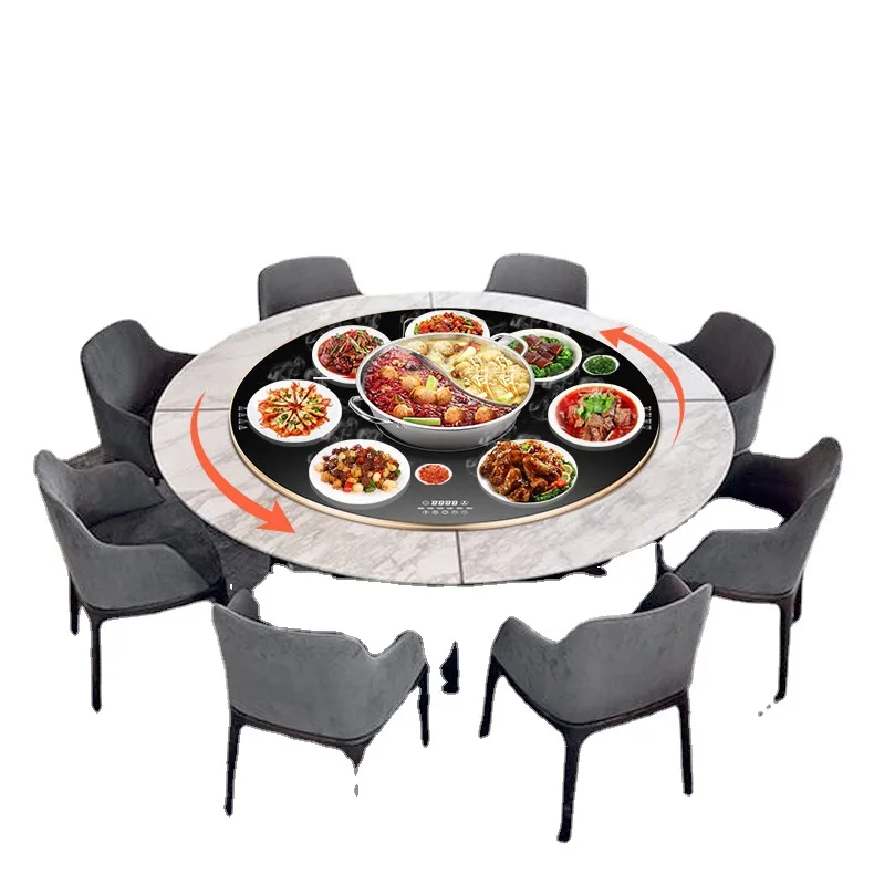 table meal insulation glass hot tray Multi-functional Heating Board Table heating board induction cooker hot pot