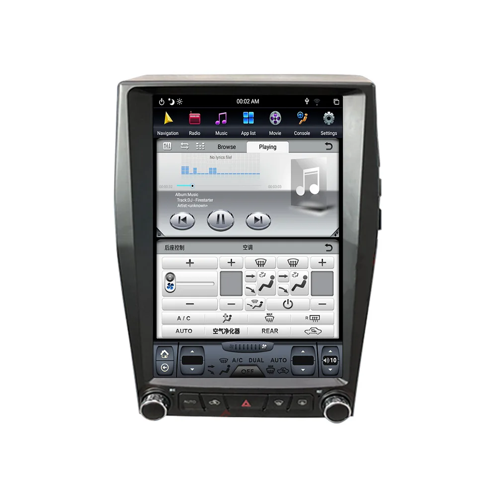 For Ford Edge 2015-2018 Tesla Style Big Touch Screen 13.6 Inch 128G Car Multimedia Player GPS DVD Audio Radio Head Unit