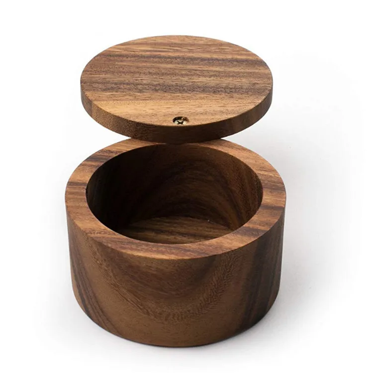 Высококачественный великолепный элегантный аппалахийский погреб, соляная коробка из дерева акации